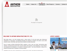 Tablet Screenshot of anthem.co.in