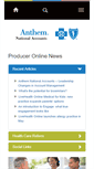 Mobile Screenshot of clientnews.anthem.com